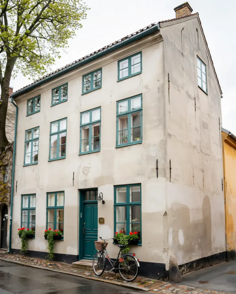 renovering av putsad fasad med kalkf rg i haga g teborg