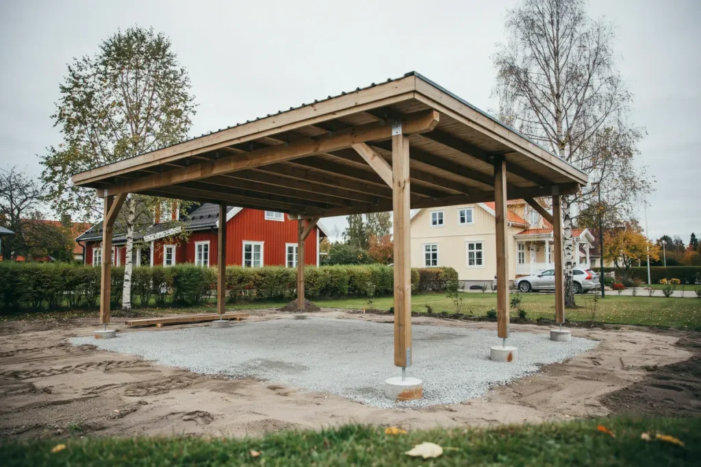 bygga carport p tomten regler grundarbete materialval och vanliga misstag f r villa gare